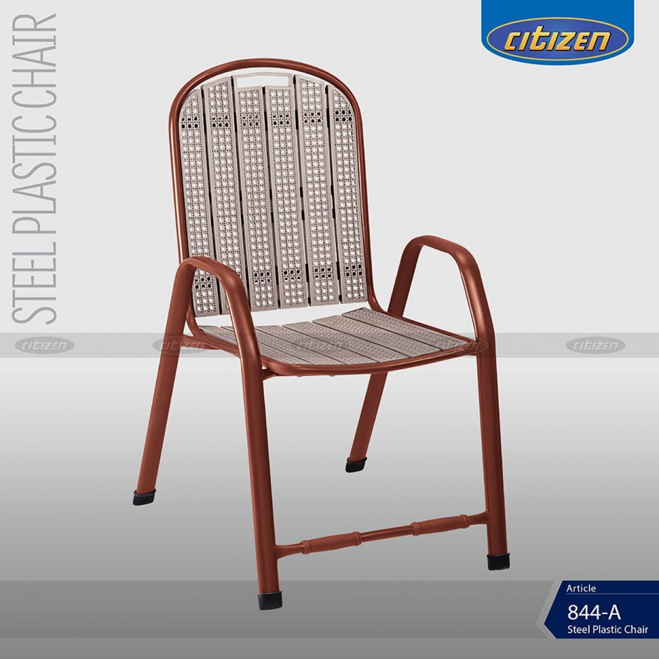 Citizen 844-A Steel & Plastic Chair - Indoor & Outdoor Home Furniture