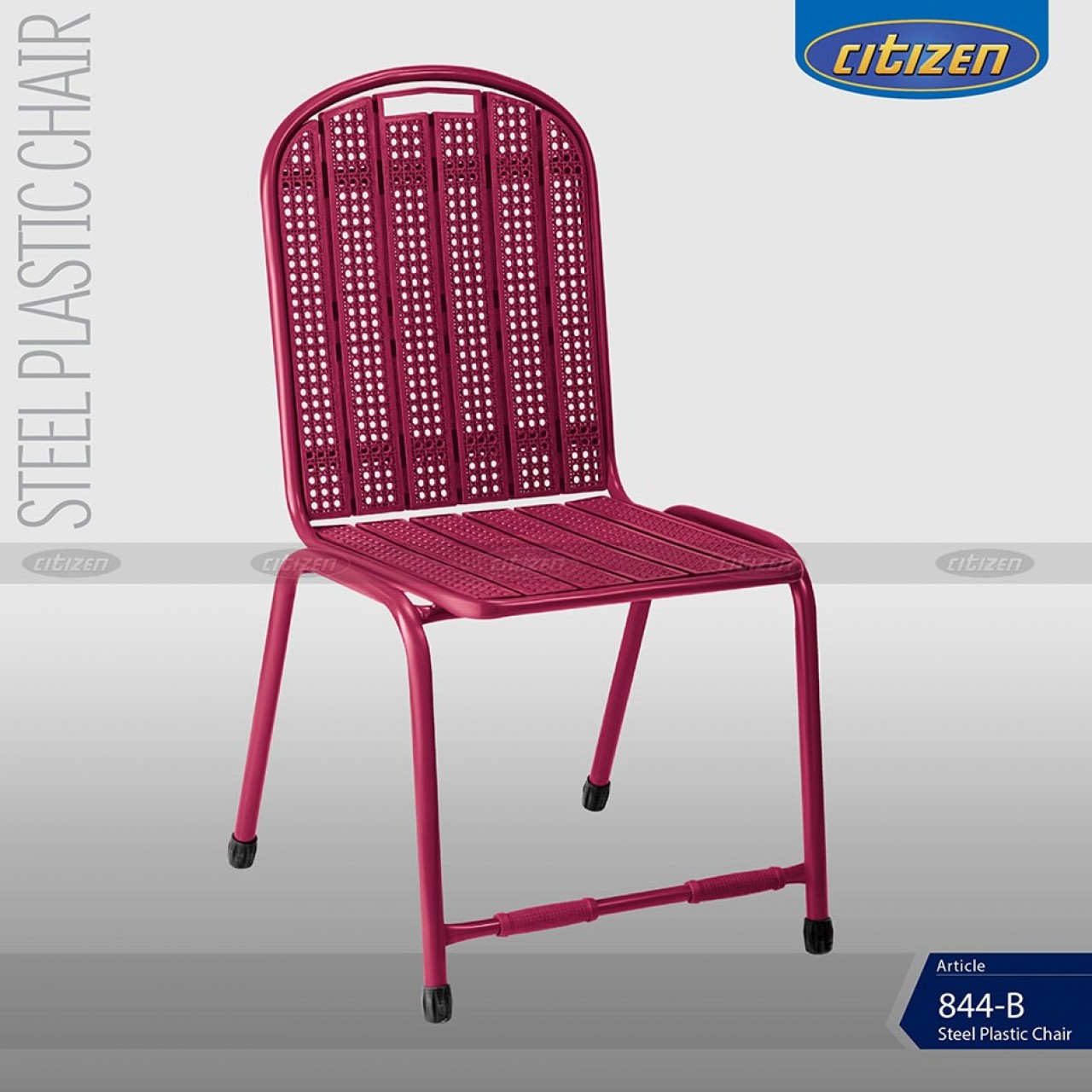 Citizen 844-B Steel & Plastic Chair - Indoor & Outdoor Home Furniture