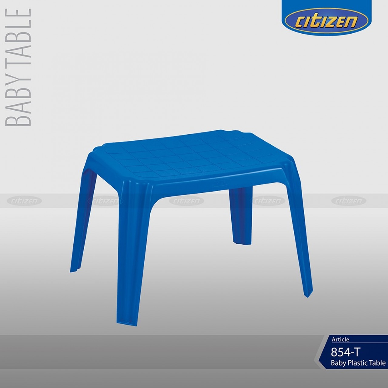 Citizen 854-T Regular Crystal Baby Plastic Table