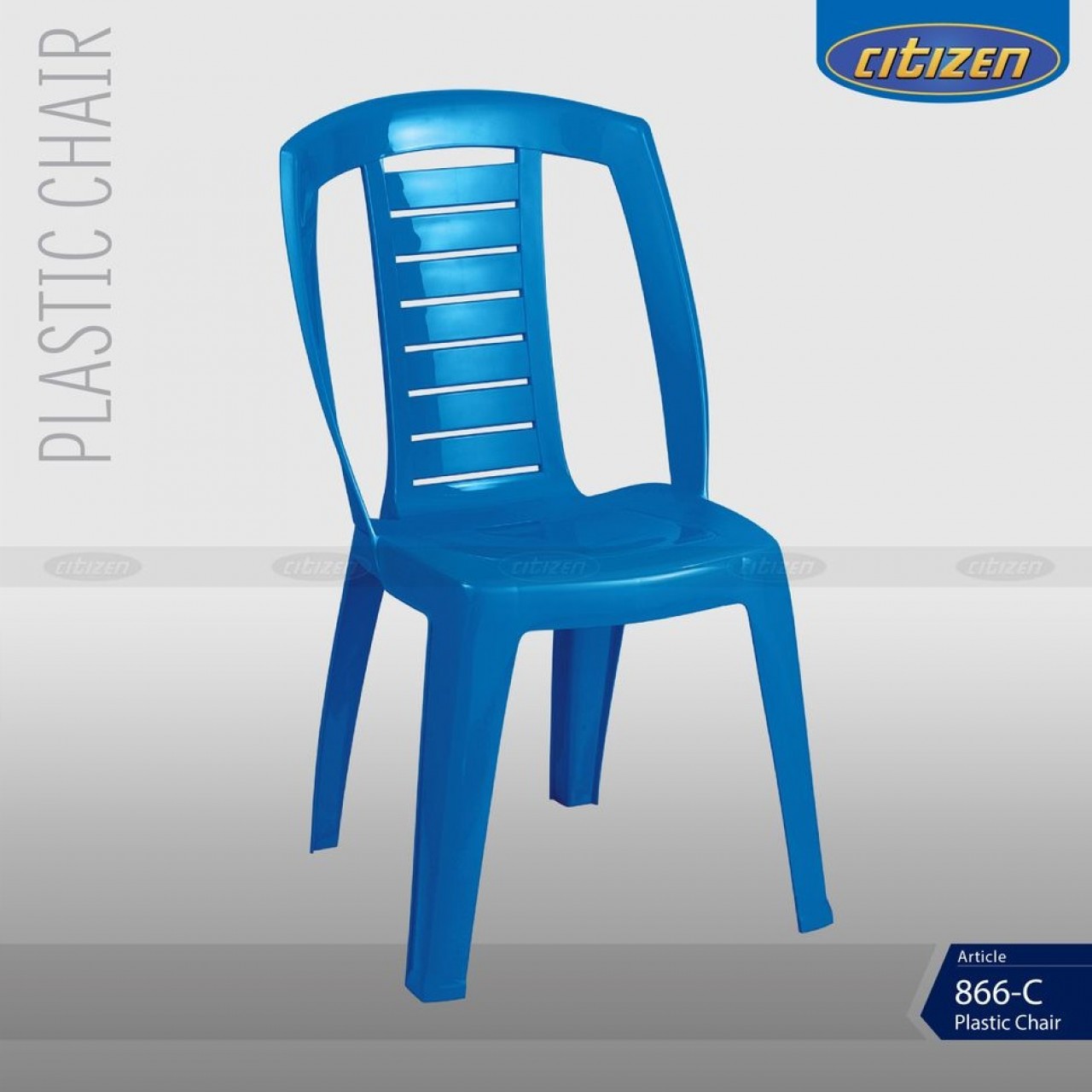 Citizen 866-C Plastic Crystal & Regular Chair - Indoor & Outdoor Furniture