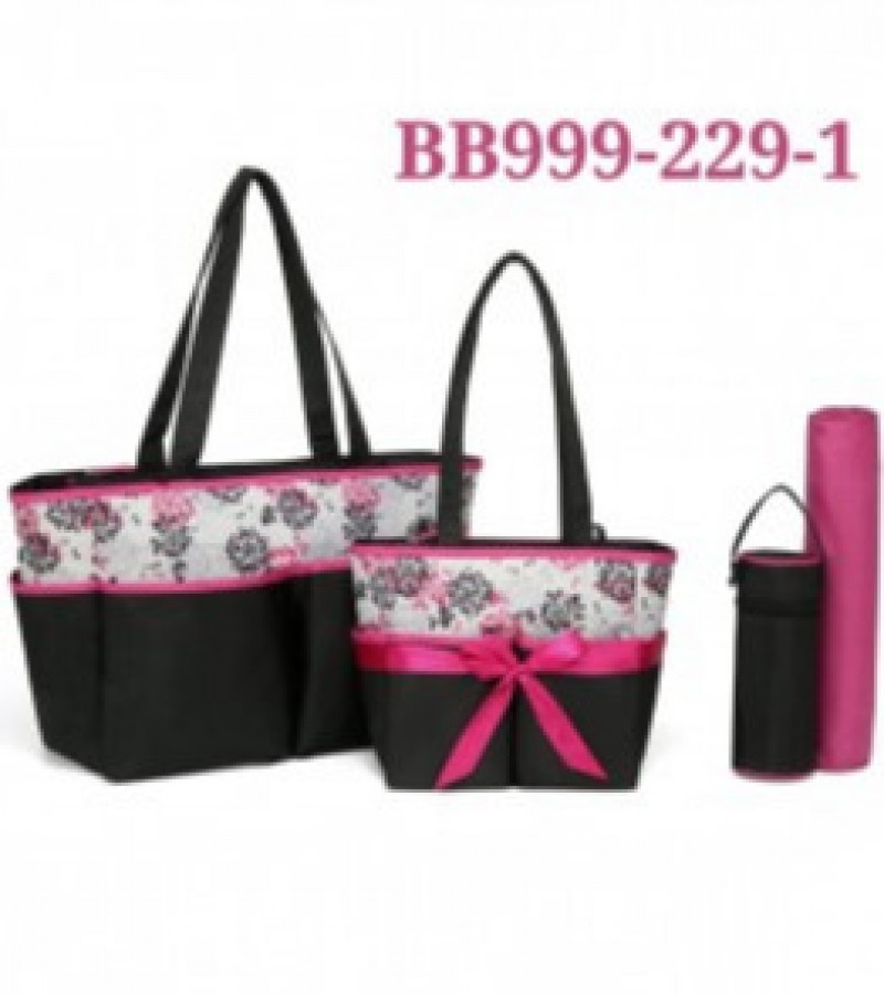 Colorland Mothers Bag Pink & Black