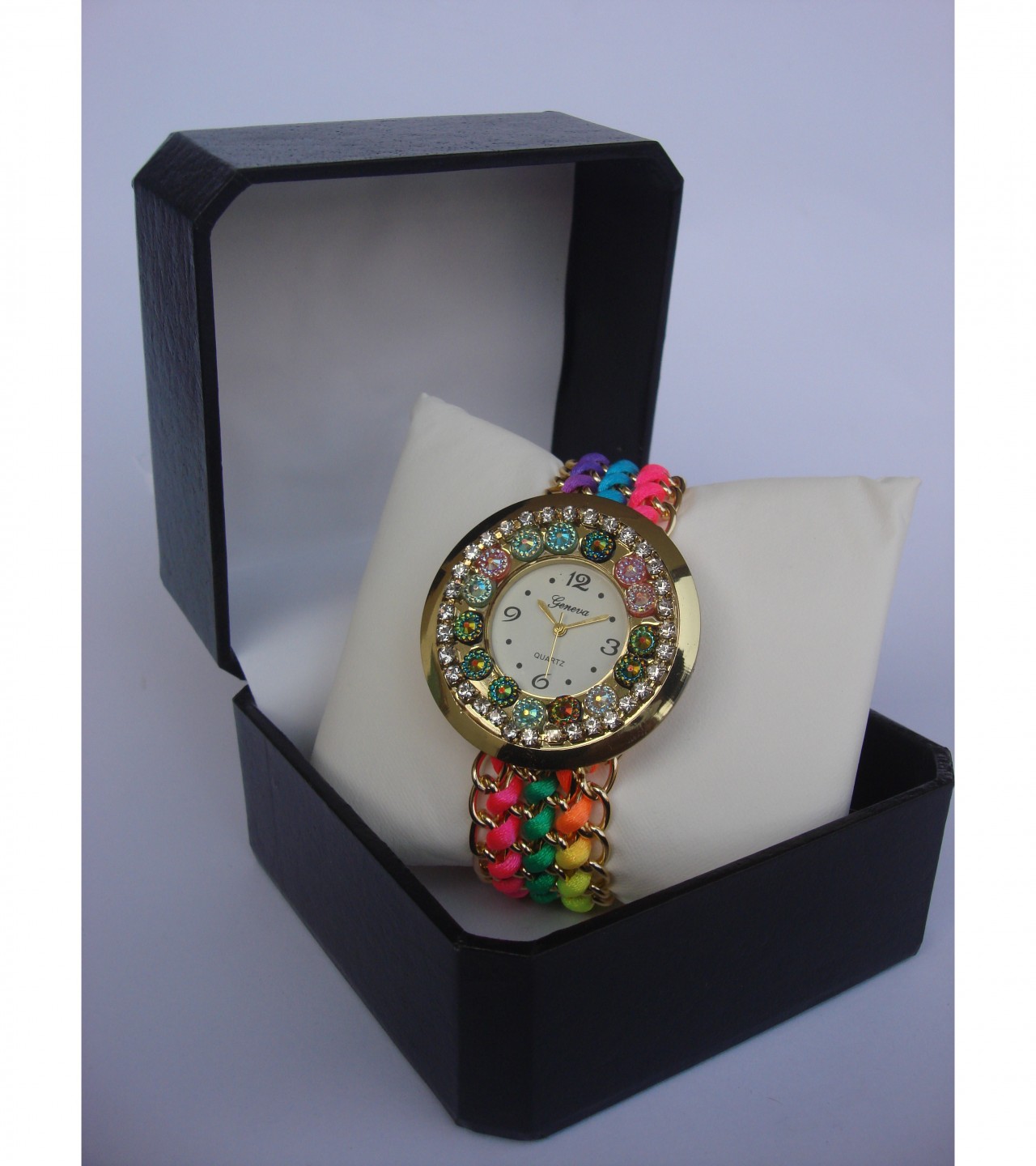 Cool Multicolor Ladies watch - Thready Strap (LW-003)
