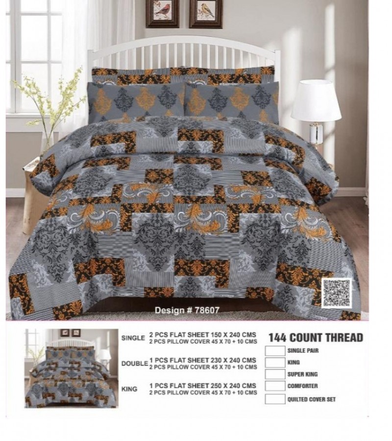 Cotton Bedsheets Double King Single New Beautiful Design