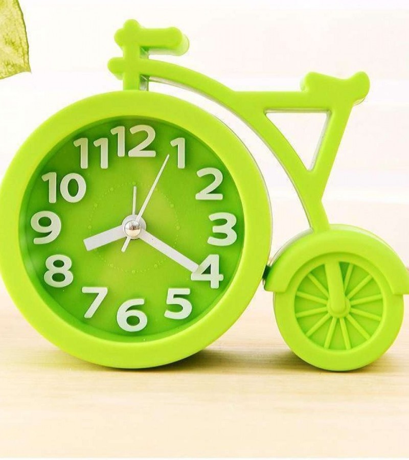 Creative Portable Mini Mute Children Student Clock Bike Office Table Alarm Clocks Home Decor