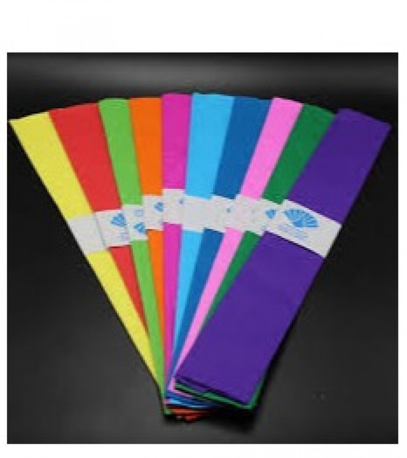 crepe Papers -Red,Green,Yellow, Pink, blue