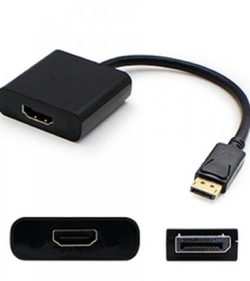 D Port To Hdmi Converter - DP Display Port Male To HDMI Female Cable Converter Adapter 1080P