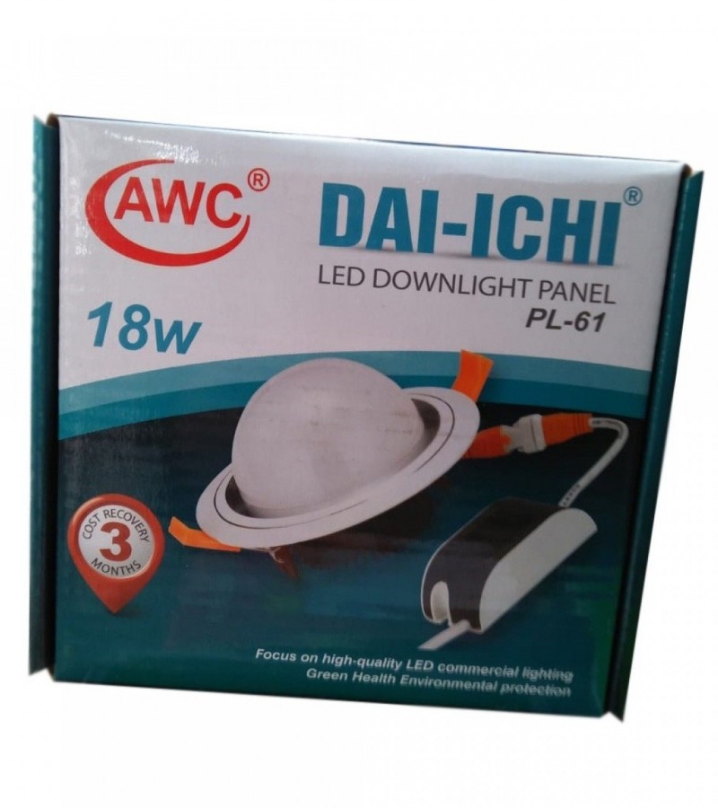DAI-ICHI LED Downlight Panel PL-61 - 18 Watt - 3 Months Cost Recovery