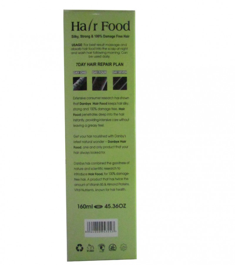 Danbys Hair Food 160 ML