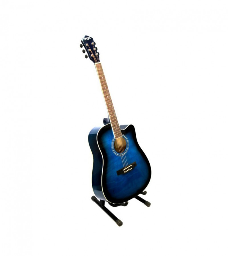 Dark Blue With Stand Guitar