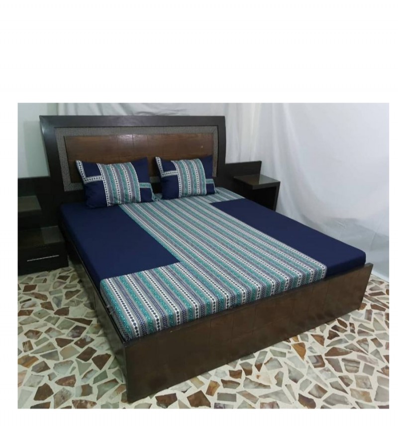 Decent Designer Bed Sheet, Graceful king Size Cotton Bed Sheet by SBM Home Goods