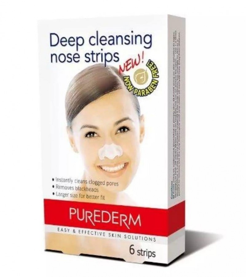 Deep cleansing Nose Pore strips (containg 6 strips)