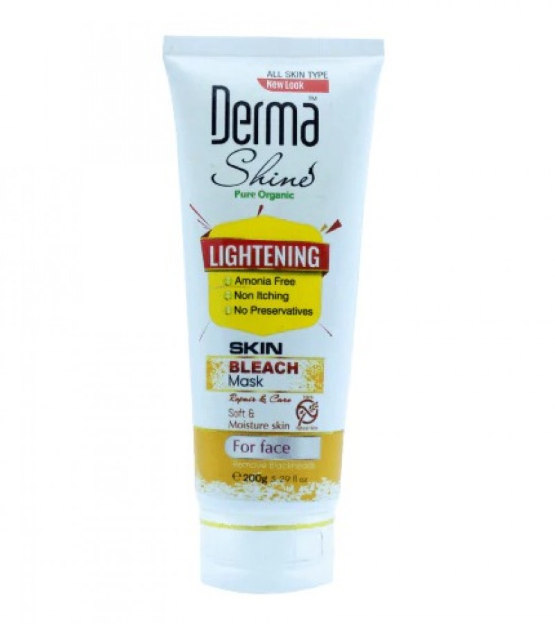 DERMA SHINE FACE BLEACH MASK
