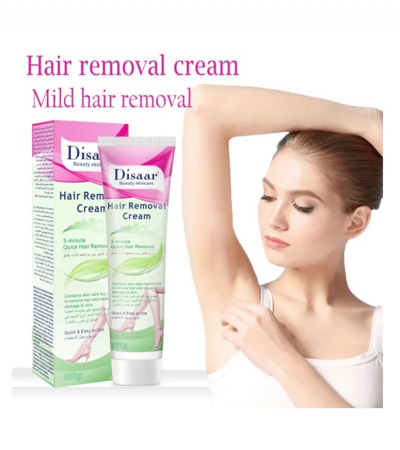 Disaar Hair Removal Cream 3-Minute Quick Legs Armpit Private Parts And Body Best For Men & Women