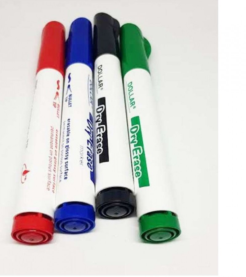Dolar - White Board Dry Erase Marker - Pack Of 4