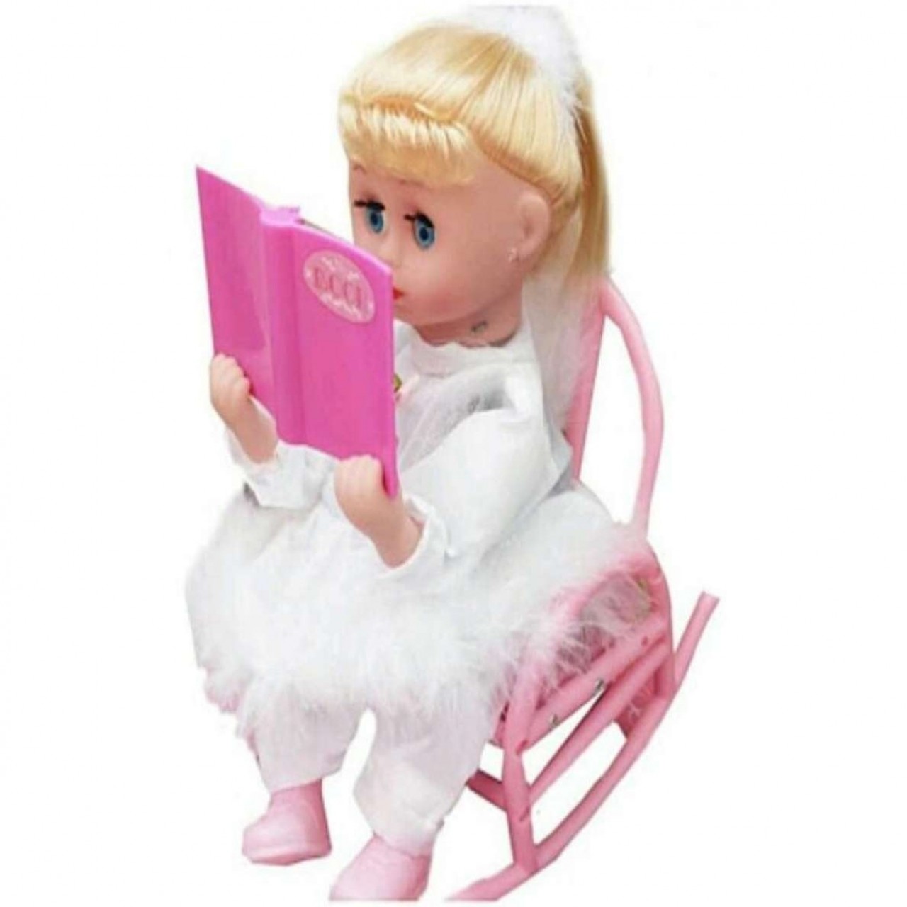 Reading Book Doll -Sings - Pink