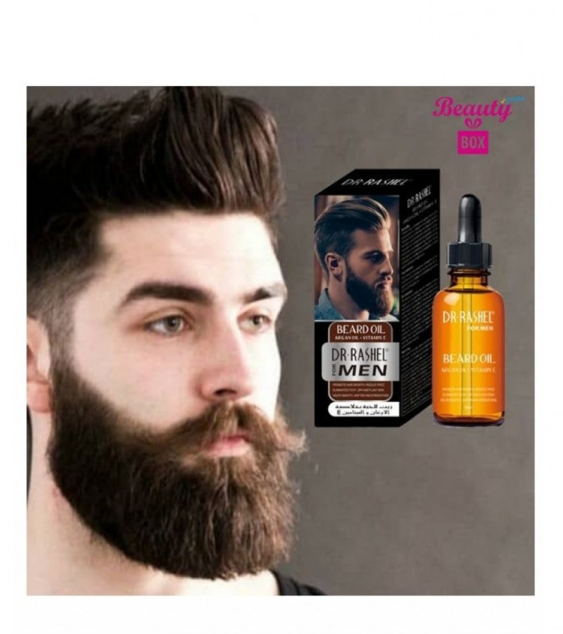 Dr. Rashel Beard Oil With Argan Oil + Vitamin E For Men