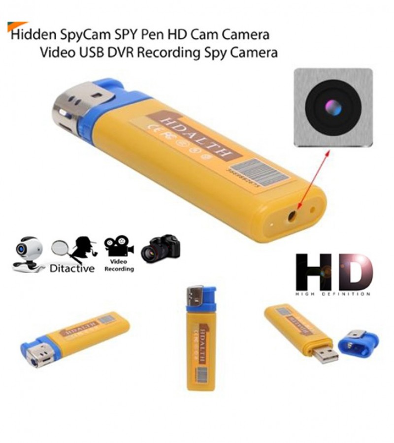 DVR K6 Cigarette Lighter With Hidden Spy Camera - HD 1080P