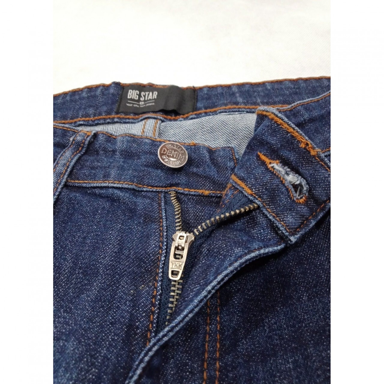 Easy Wear Denim Blue Jeans Pant - Export Quality Straight Fit