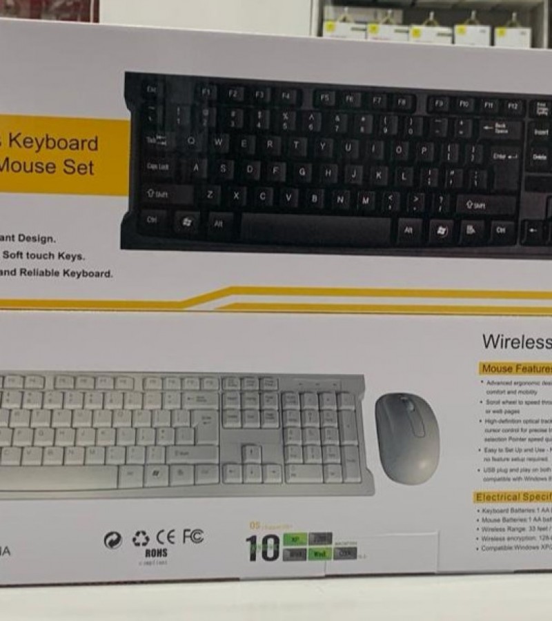 Ego Wireless Keyboard & Mouse Set