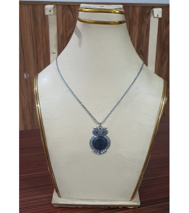 Eilat Stone Necklaces With Silver  Long Chain