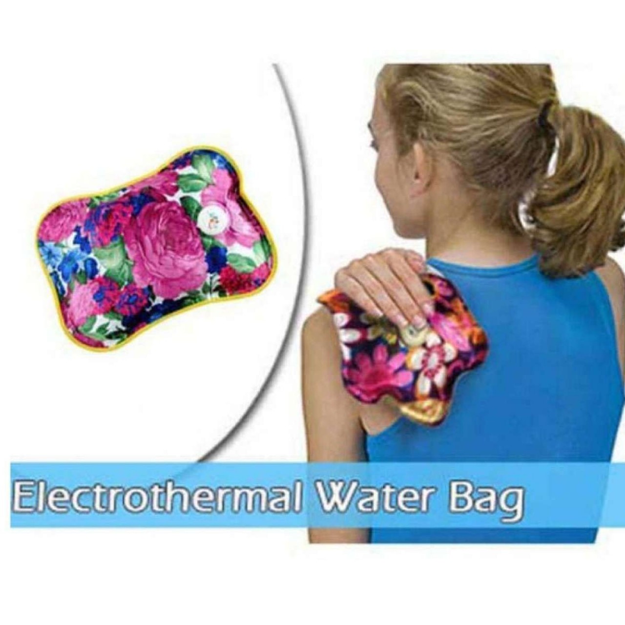 Electric Heating Pad , Pillow For Neck Massage Muscle Ache Pain Electric Hot Pouch Warm Bottle Heat