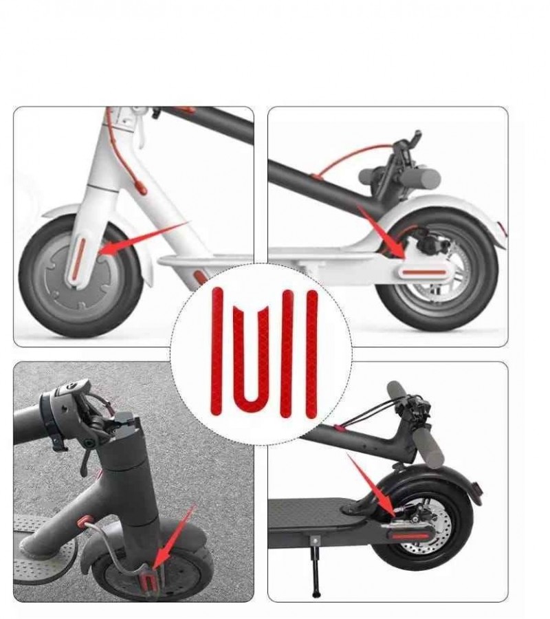Electric Scooter Reflective Sticker For Xiaomi Mijia M365 Pro Reflector