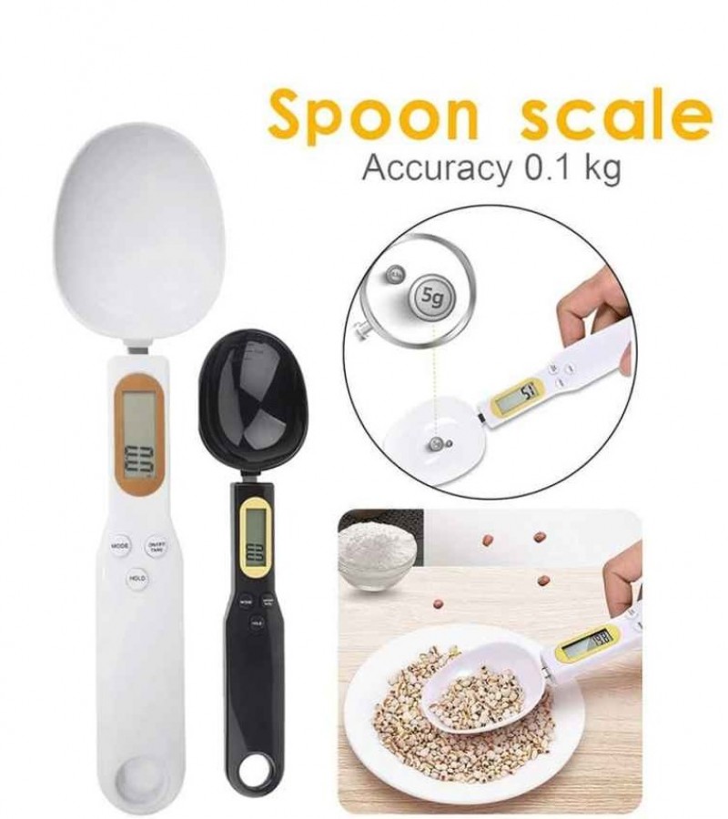 Electronic Scoop 500g/0.1g Kitchen Measuring Plastic Spoons Multi-Scale