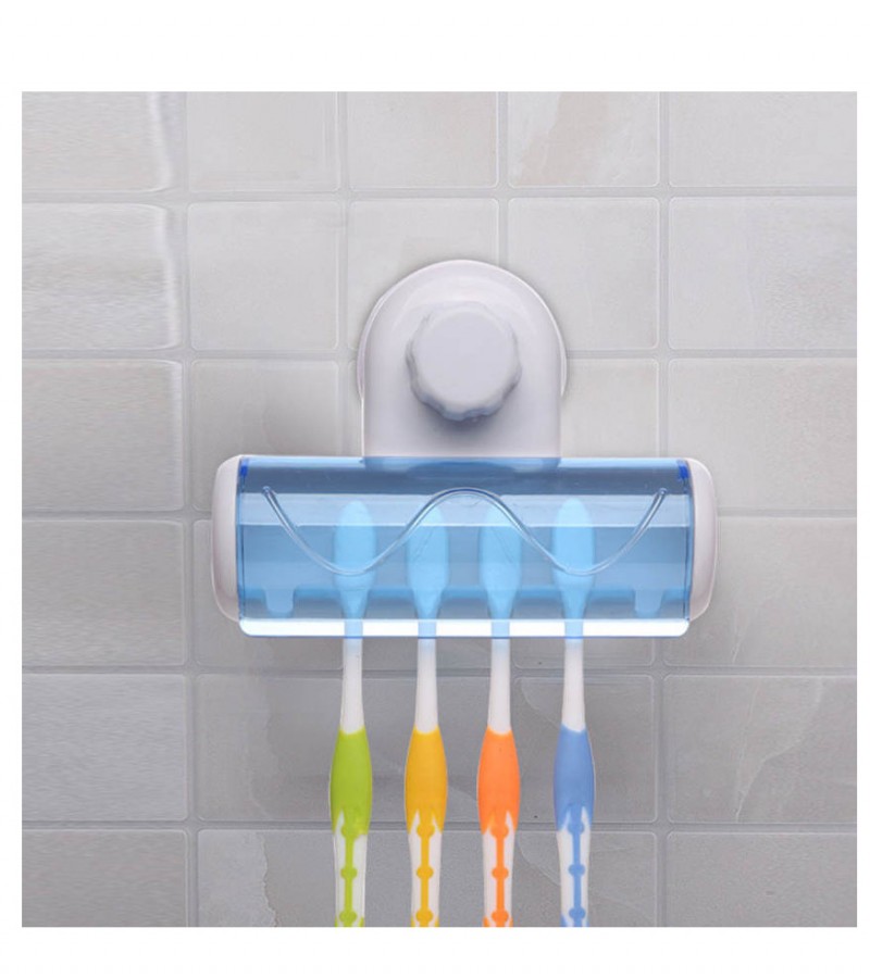 elf-Adhesive Toothbrush Holder with Cap