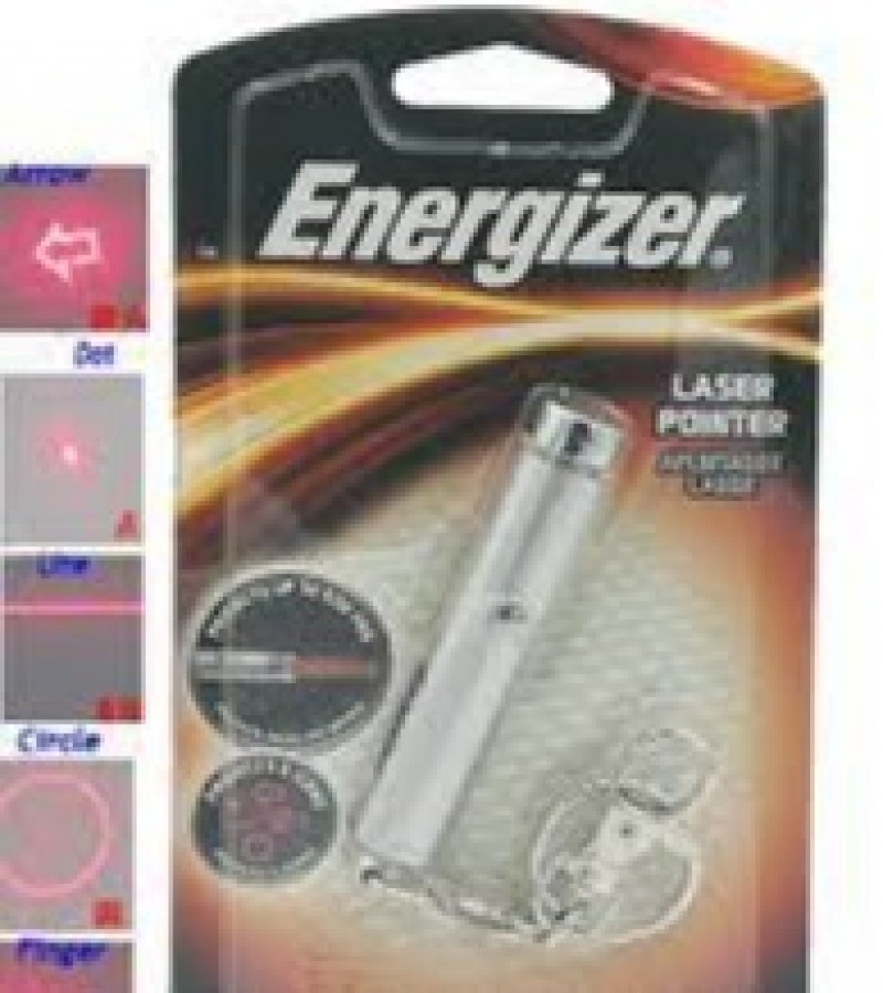 Energizer Laser Pointer Have Five Different icons - Silver