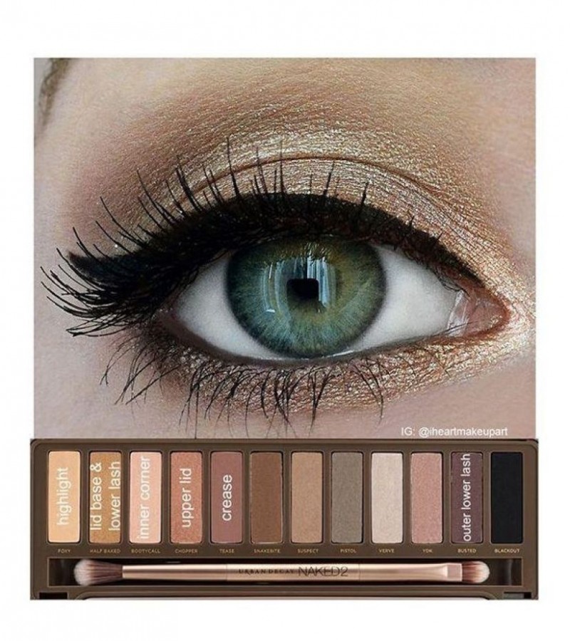 Eye Shadow Makeup Cosmetic 12 Color Shimmer Matte Eyeshadow Palette & Brush