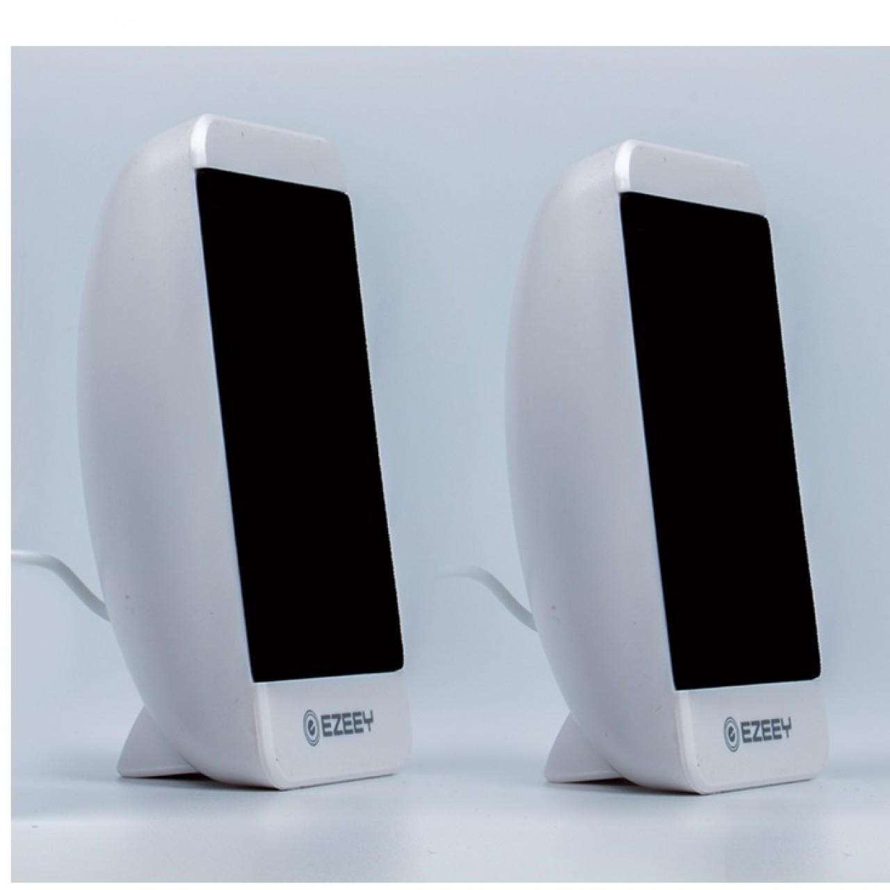 EZEEY S4 USB 3.5mm Portable Speakers for Laptops & Mobiles - White