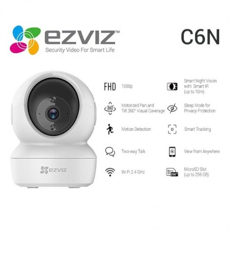 Ezviz C6N Indoor Wi-Fi Home Security Camera (Two-Way Talk Ccamera)