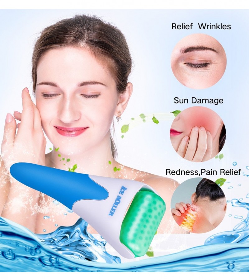 Face Ice Roller Massage Anti-wrinkle Skin Tighten Lifting Pains