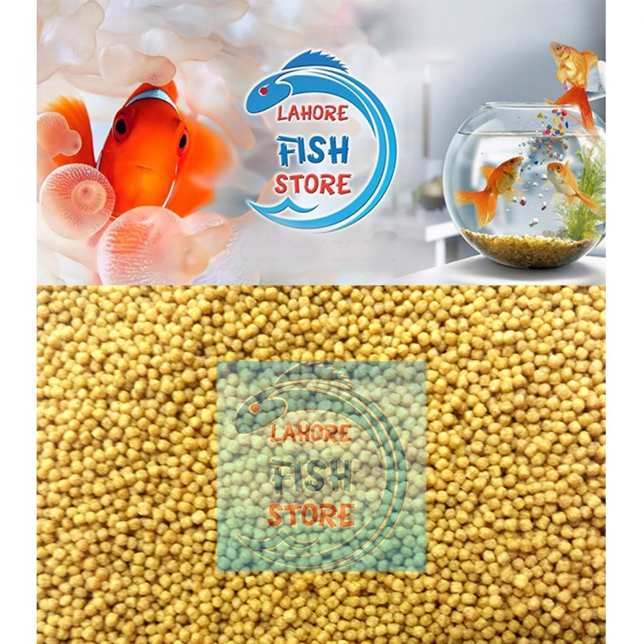 Farm-Pro Fish Food For Aquarium Fishes - Premium - Yellow