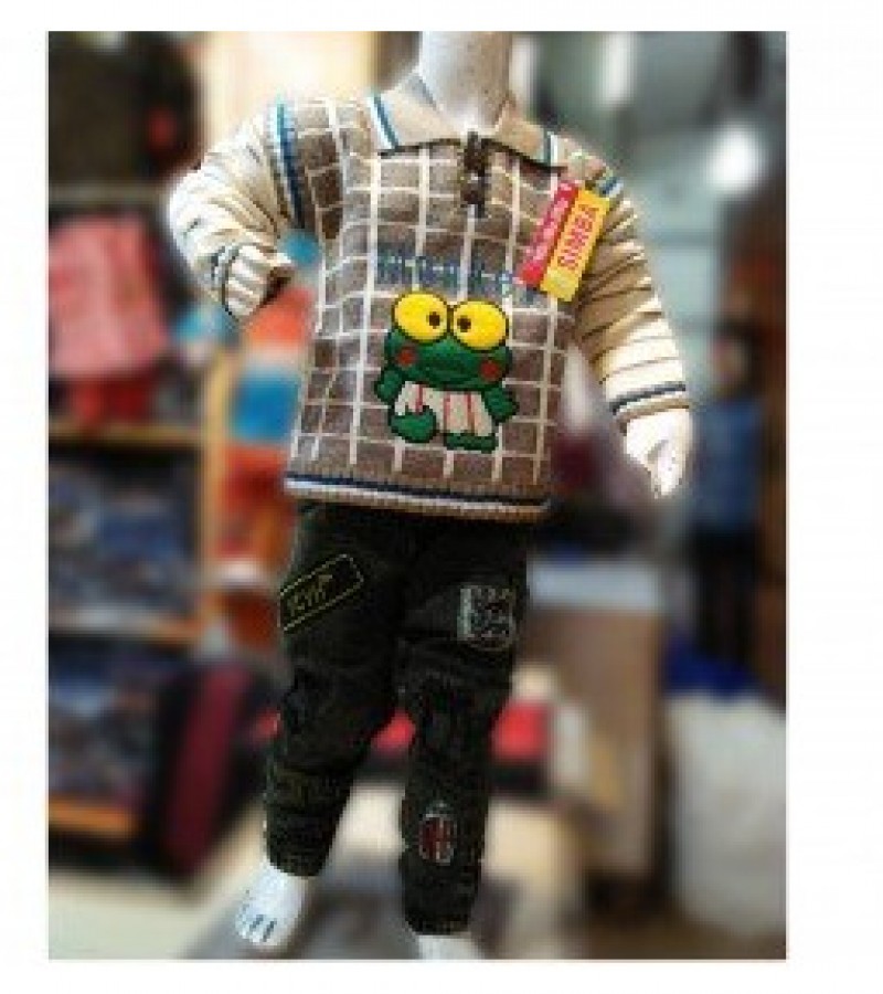 Fashion Jeans Pant & Sweater For Boys - 1 to 4 Years