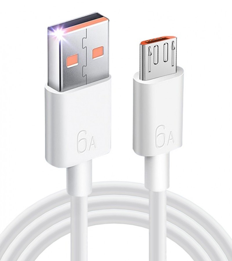Fast Charging Cable 6A for Android Smartphones Micro USB Data Cable - Micro USB Cable-High Quality 6
