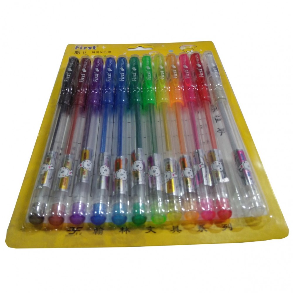 First Gel Ball Point For Kids - Pack of 12