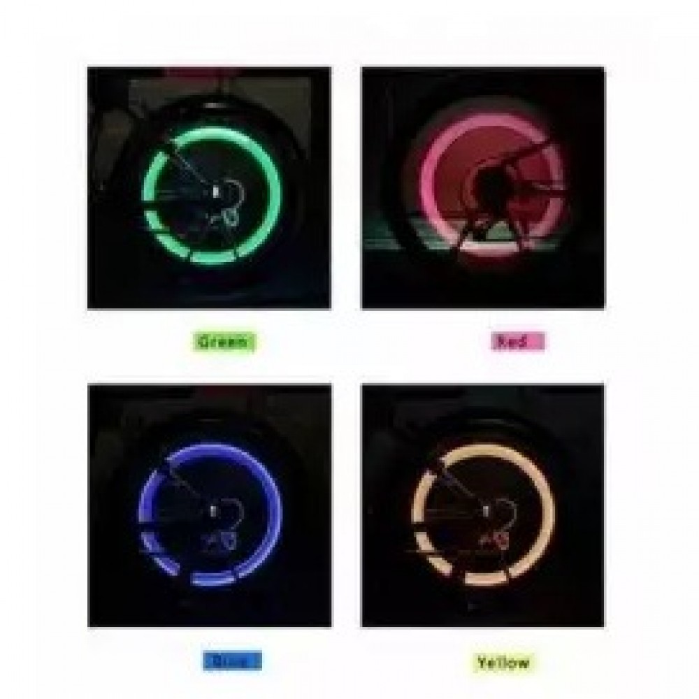 Flair Tyre LED Motion Sensor Light For Car Bike Cycle - 2pcs