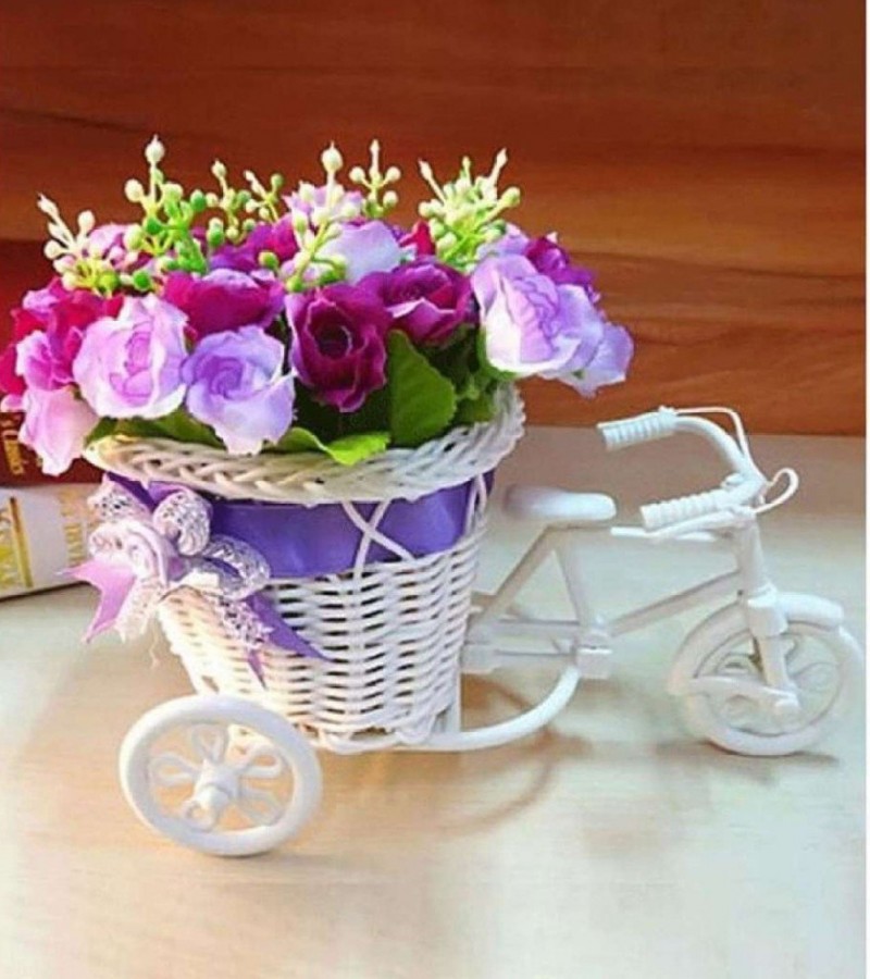 Floral Bicycle Decoration Piece