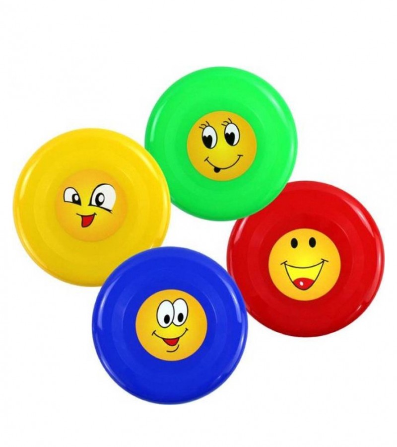 Flying Disc, Ultimate Frisbee Disc Cartoon and Smiley Character