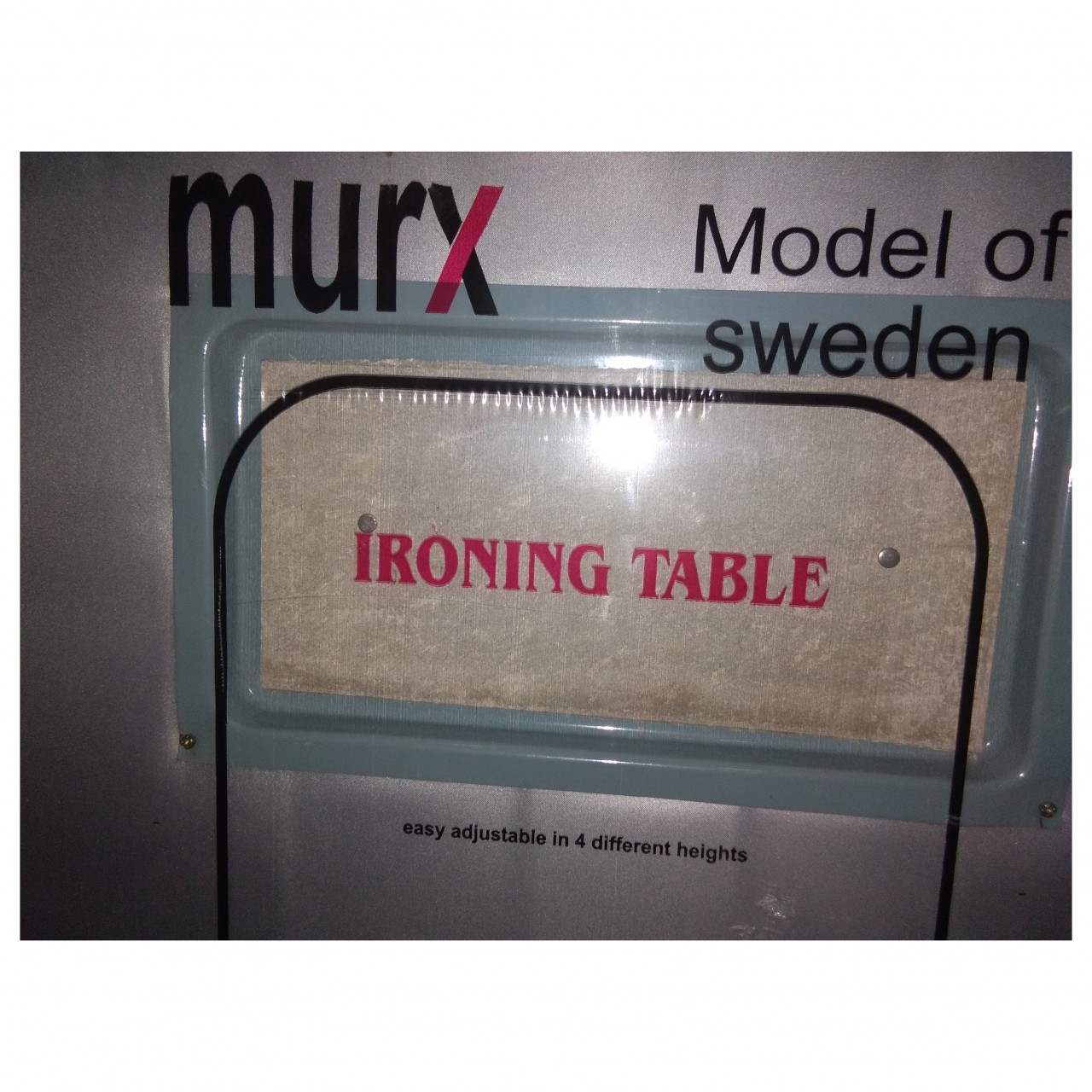 Folding Iron Stand - Foam Padded & Metal - 120 x 48(CM)