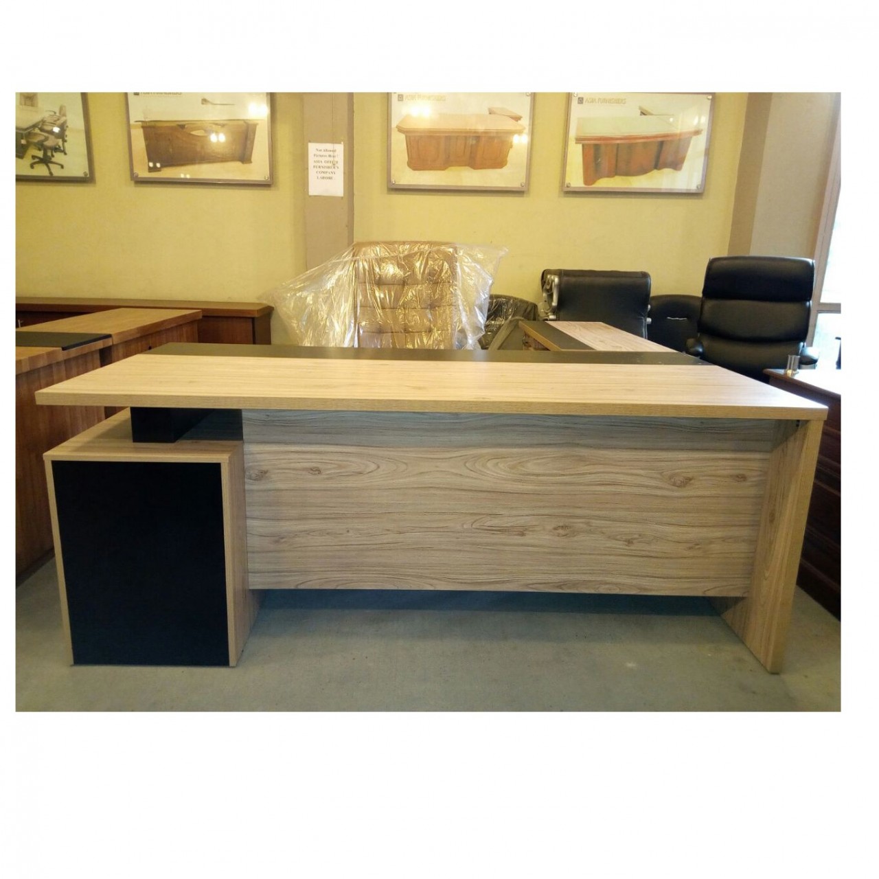 Front & Side Office Table - Imported Hardware & Lamination