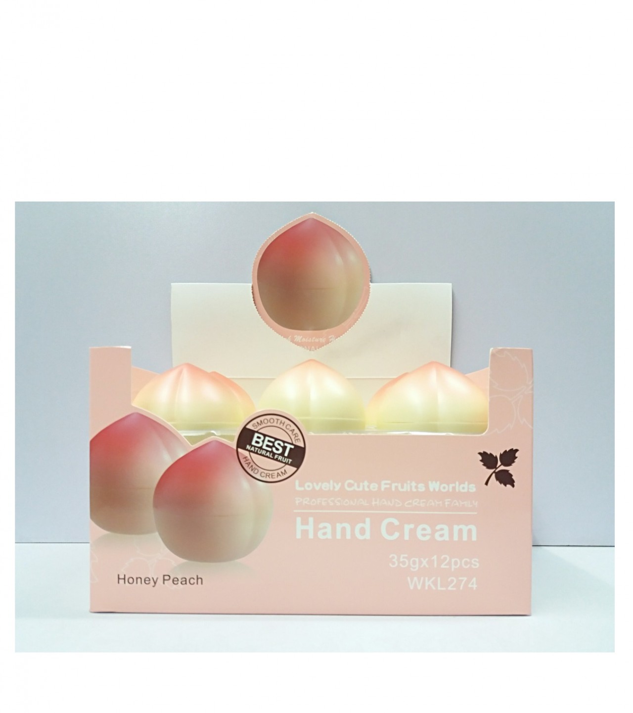 fruit of the wokali honey peach hand cream 35gms For all Skins for Men And Women.