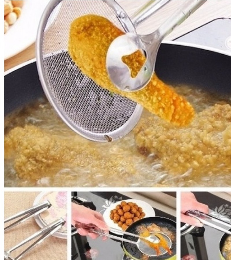 Frying Tong/Oil Drainer