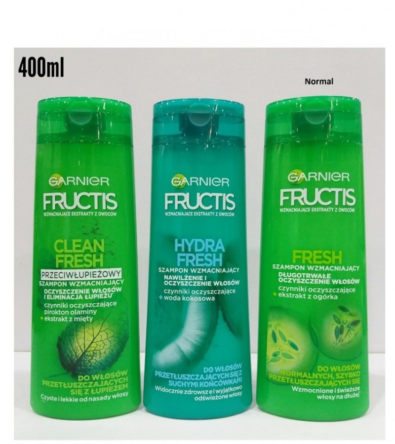 Garnier Fructis Shampoo, 400ml