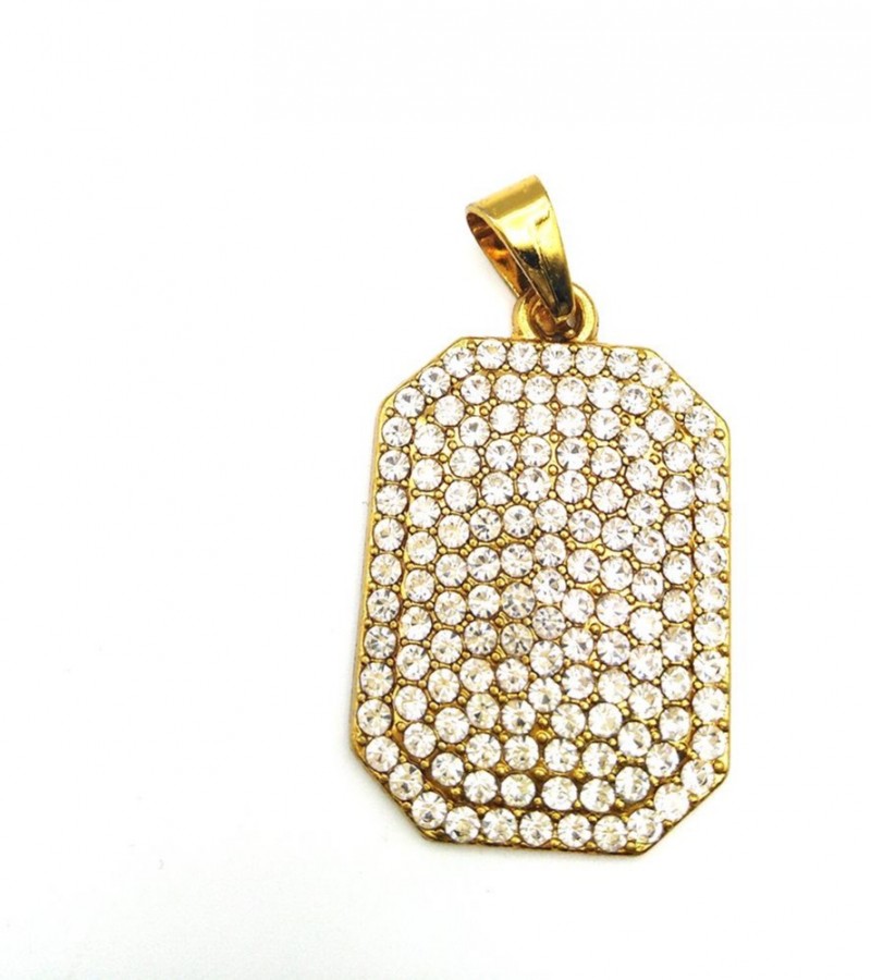 Golden Crystal Stylish Pendant