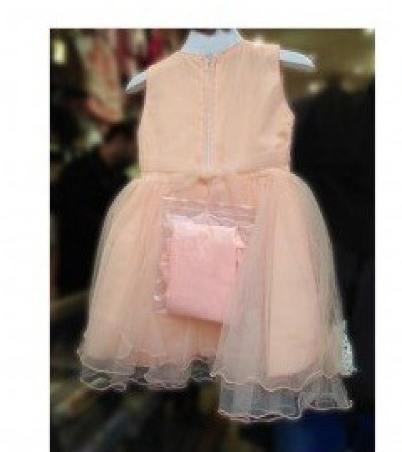 Gorgeous Party Frock With Inner Tights For Cute Girls - 1 To 3 Years