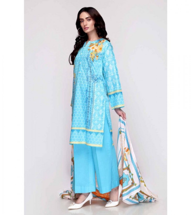 Gul Ahmed 3PC Printed Lawn Suit