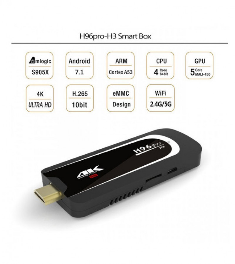 H96 Pro H3 2GB 16GB HD Android Smart 7.1.2 TV Box