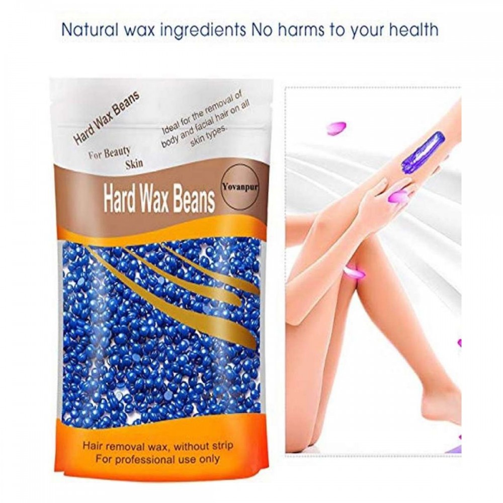 Hair Removal Hard Wax Beans Hard Body Wax Beans For Facial Arm Legs 100Gm/Bag